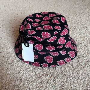 Naruto Shippuden Akatsuki Red Clouds Bucket Hat